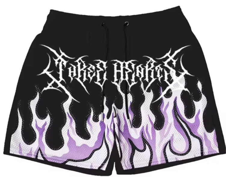 THREE HEARTS MESH SHORTS