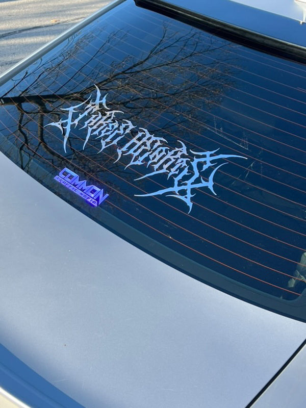 DEATH METAL 20inch Decal Sticker
