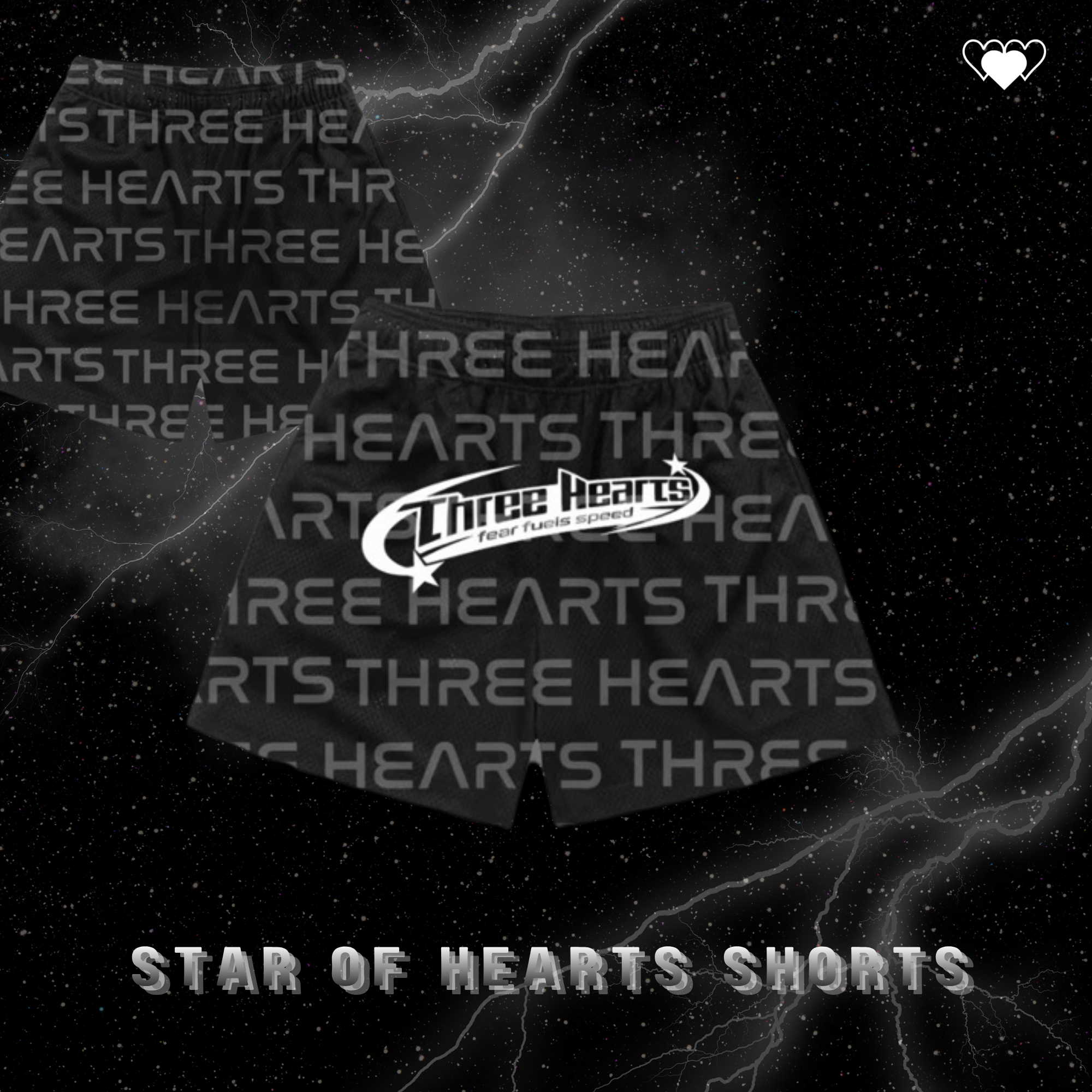 STAR OF HEARTS SHORTS