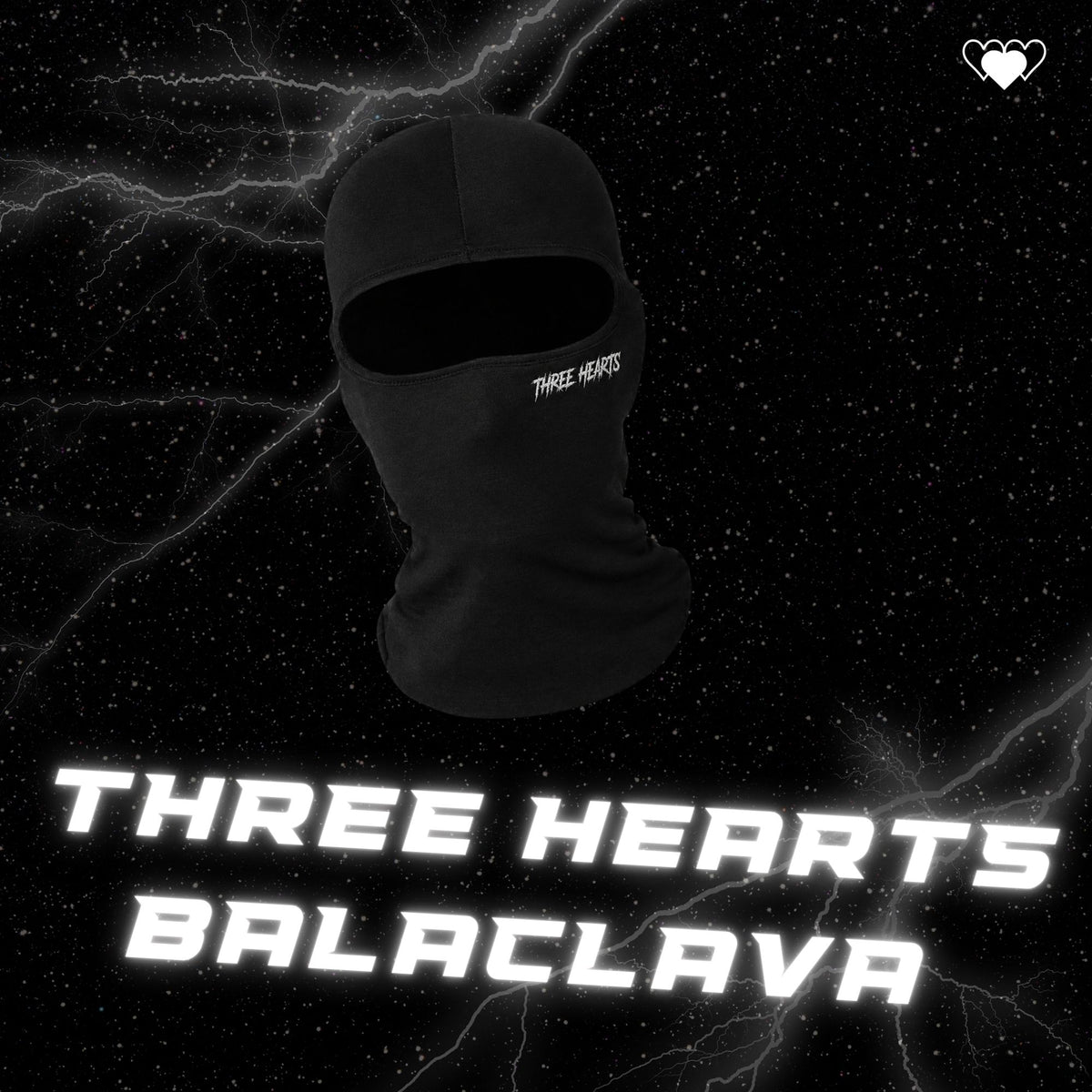 THREE HEARTS BALACLAVA