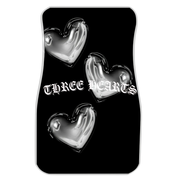 1990’S HEARTS CAR FLOOR MAT THREE HEARTS