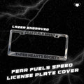 FEAR FUELS SPEED LICENSE PLATE COVER