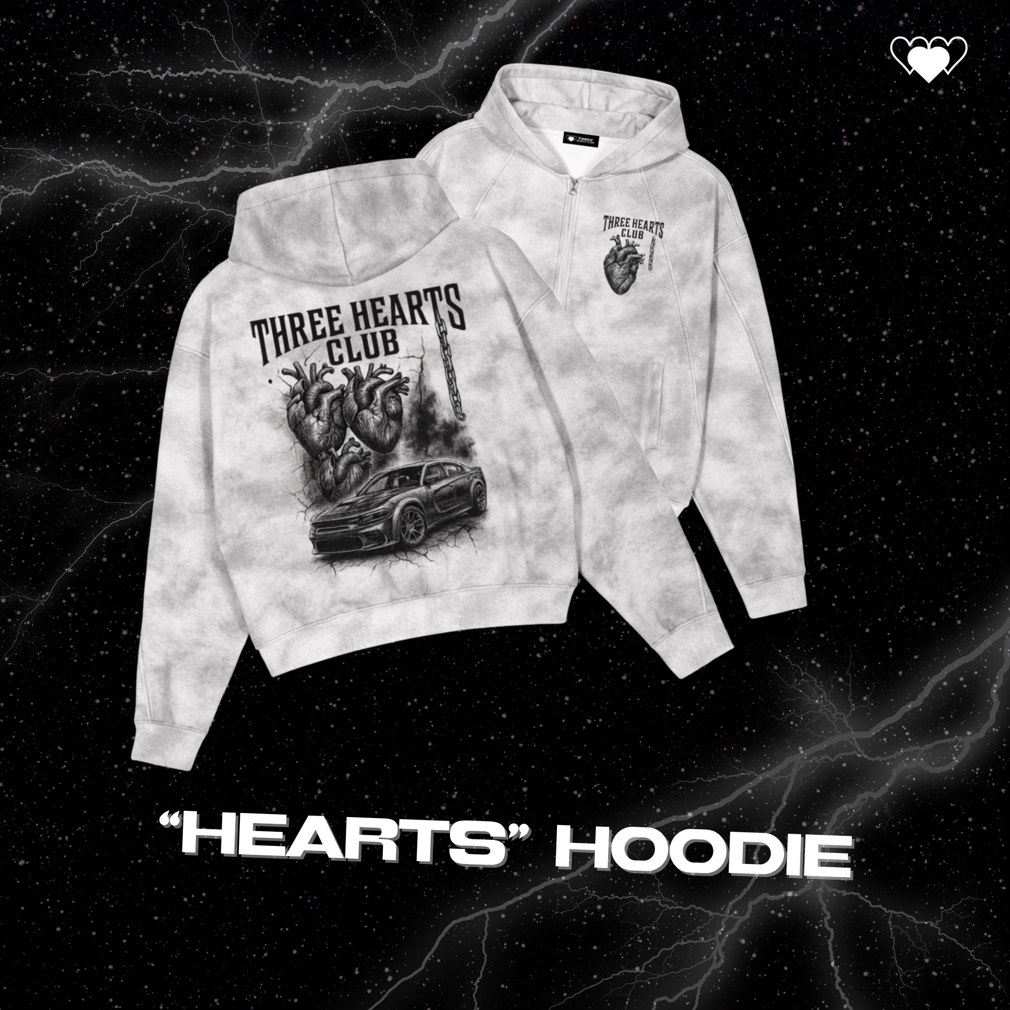 HEARTS HOODIE