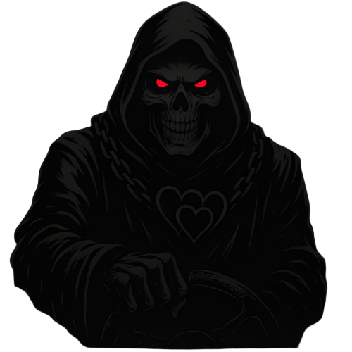 THREE HEARTS MASCOT STICKER