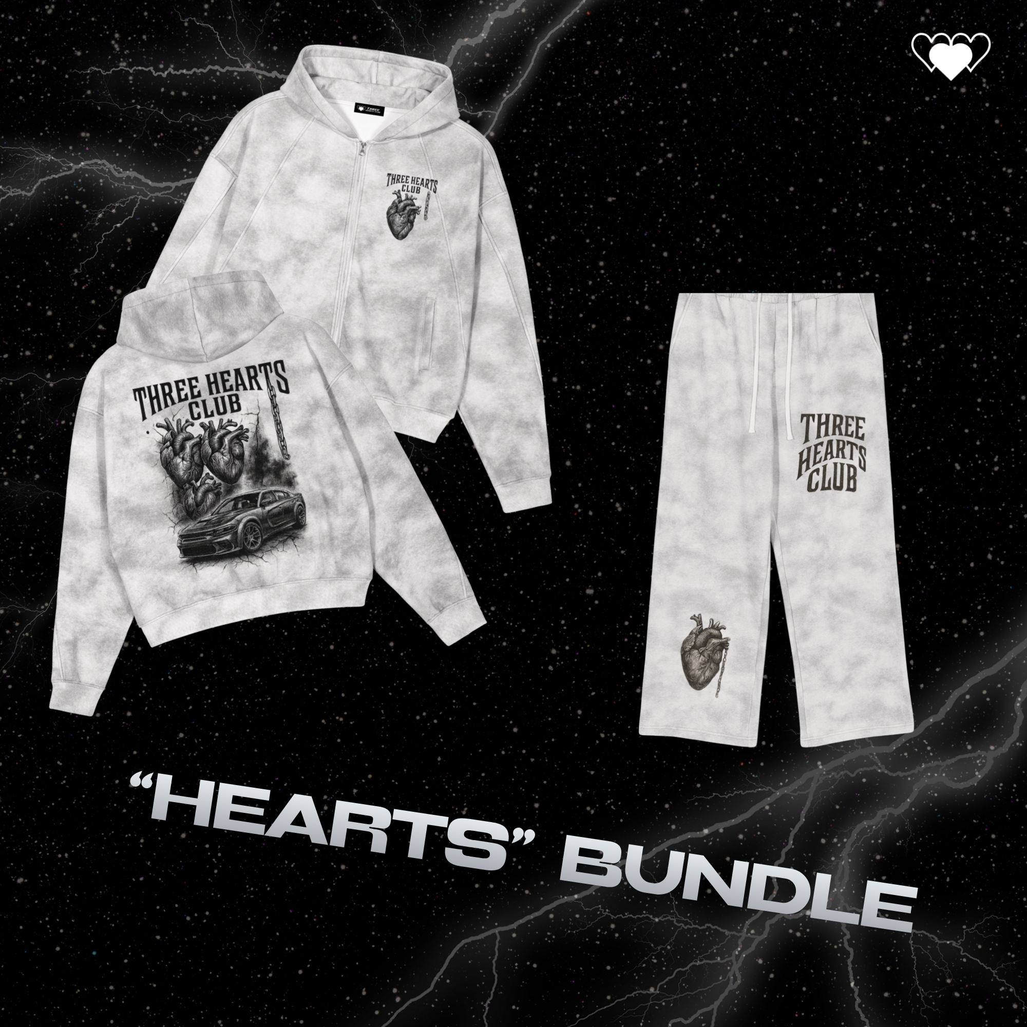 "HEARTS" COMBO SET