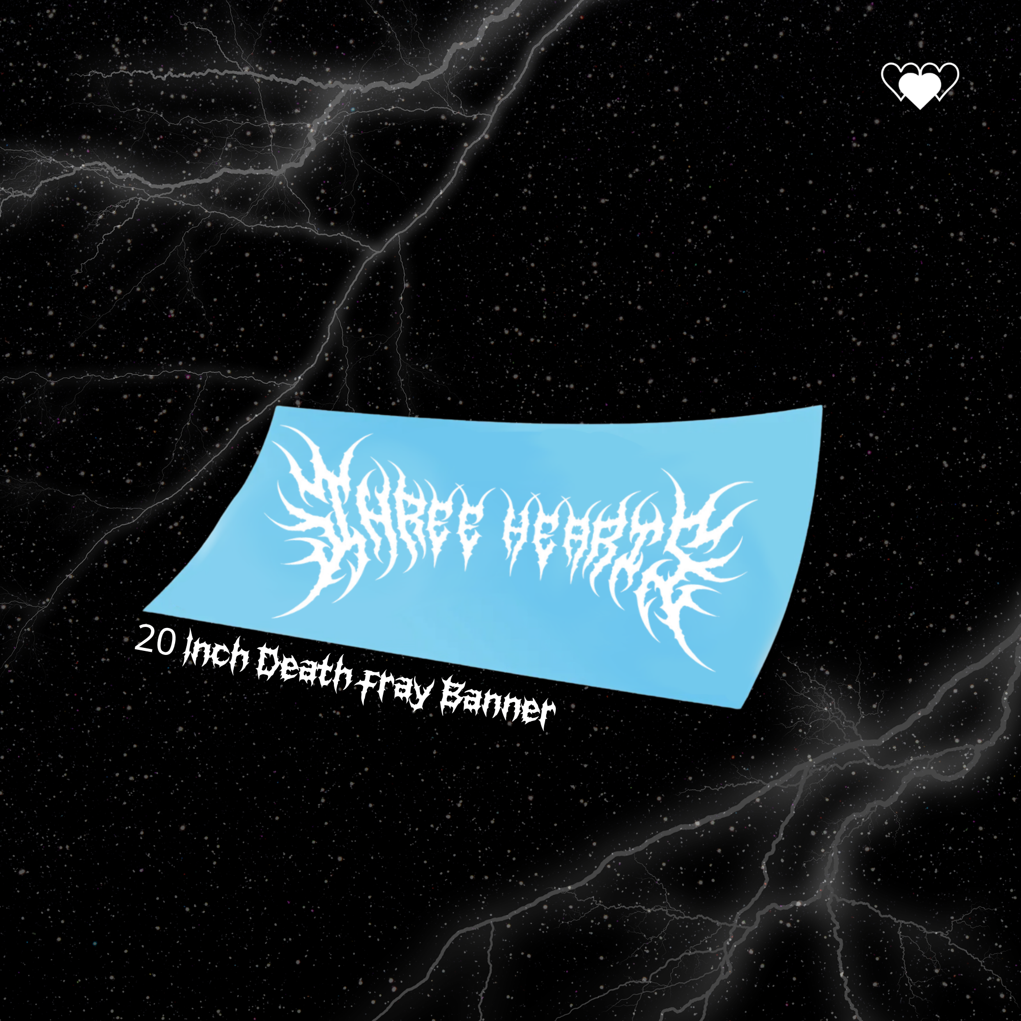 20 INCH DEATH FREY BANNER