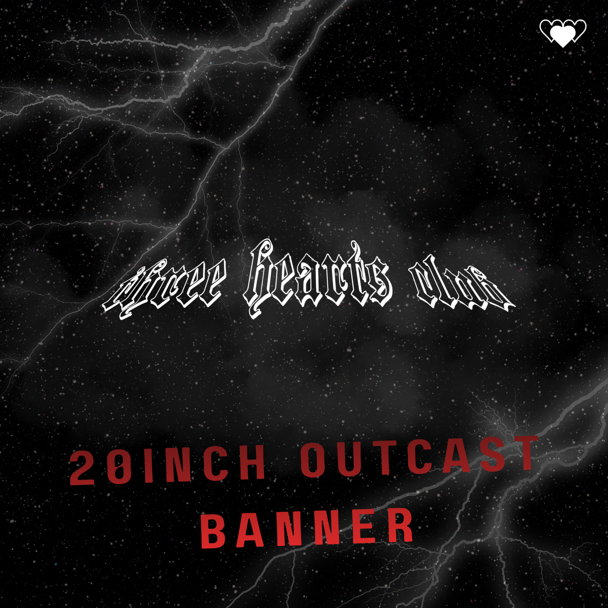 20INCH OUTCAST BANNER