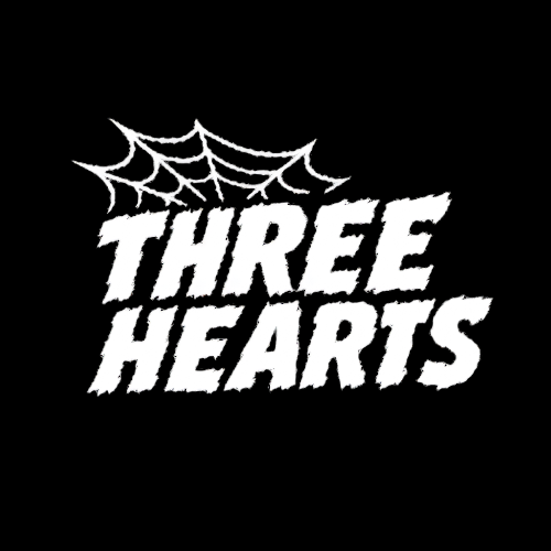 "THREE HEARTS" Spider web Decal