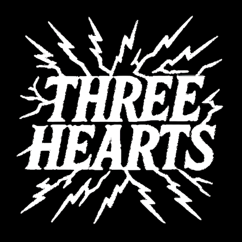 Lightning Three Hearts Decal 20inch