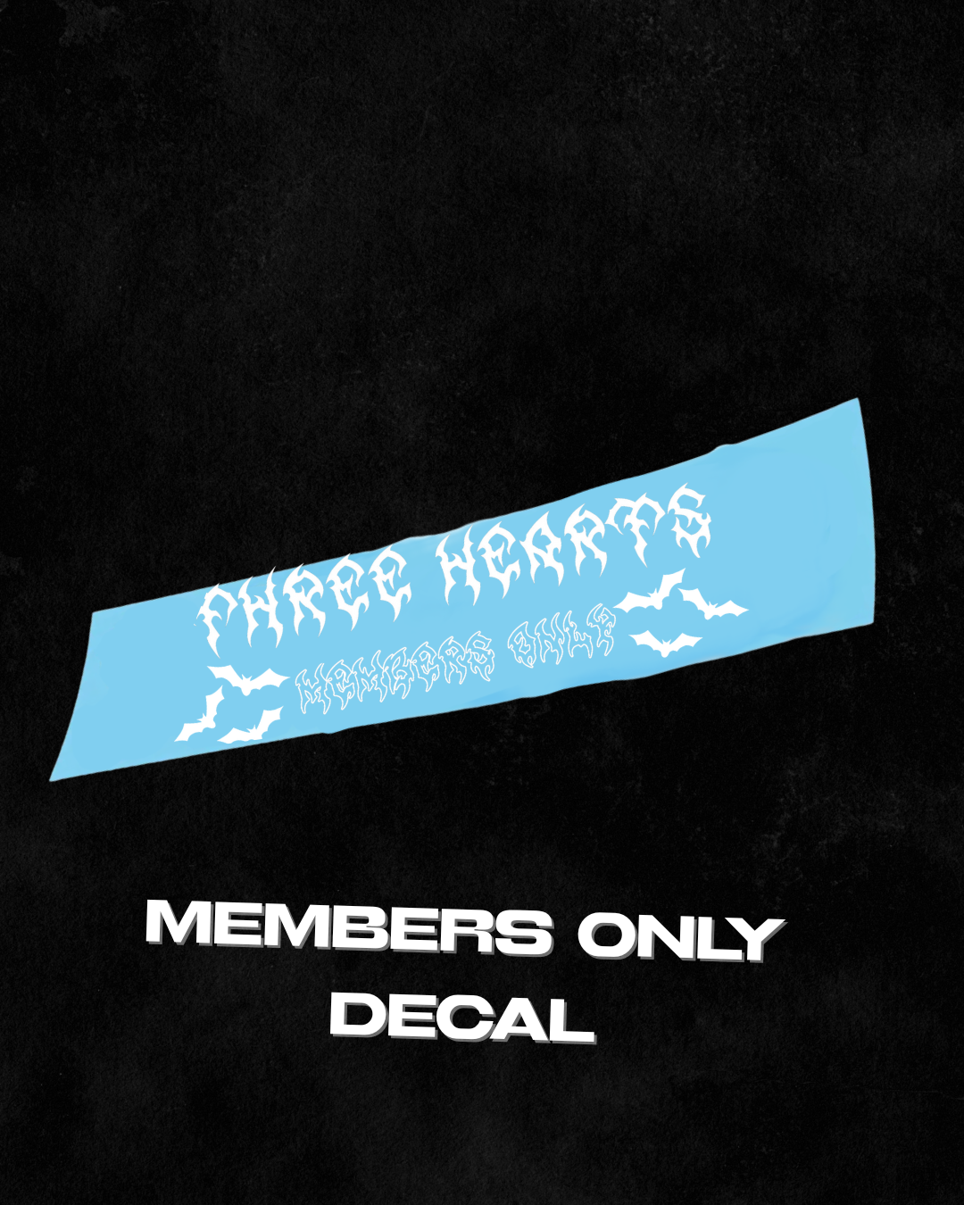 MEMBERS ONLY DECAL