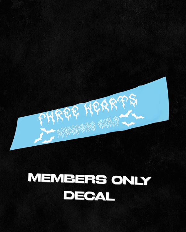 MEMBERS ONLY DECAL