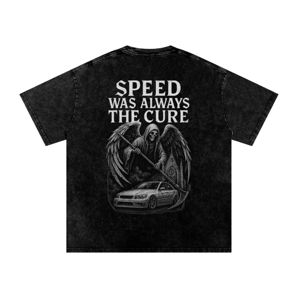 “SPEED WAS ALWAYS THE CURE” T-SHIRT