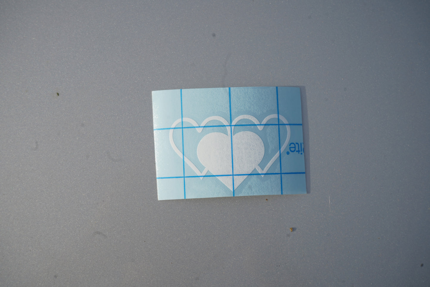 THREE HEARTS LOGO DECAL