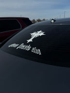 The Cross Three hearts Club Decal