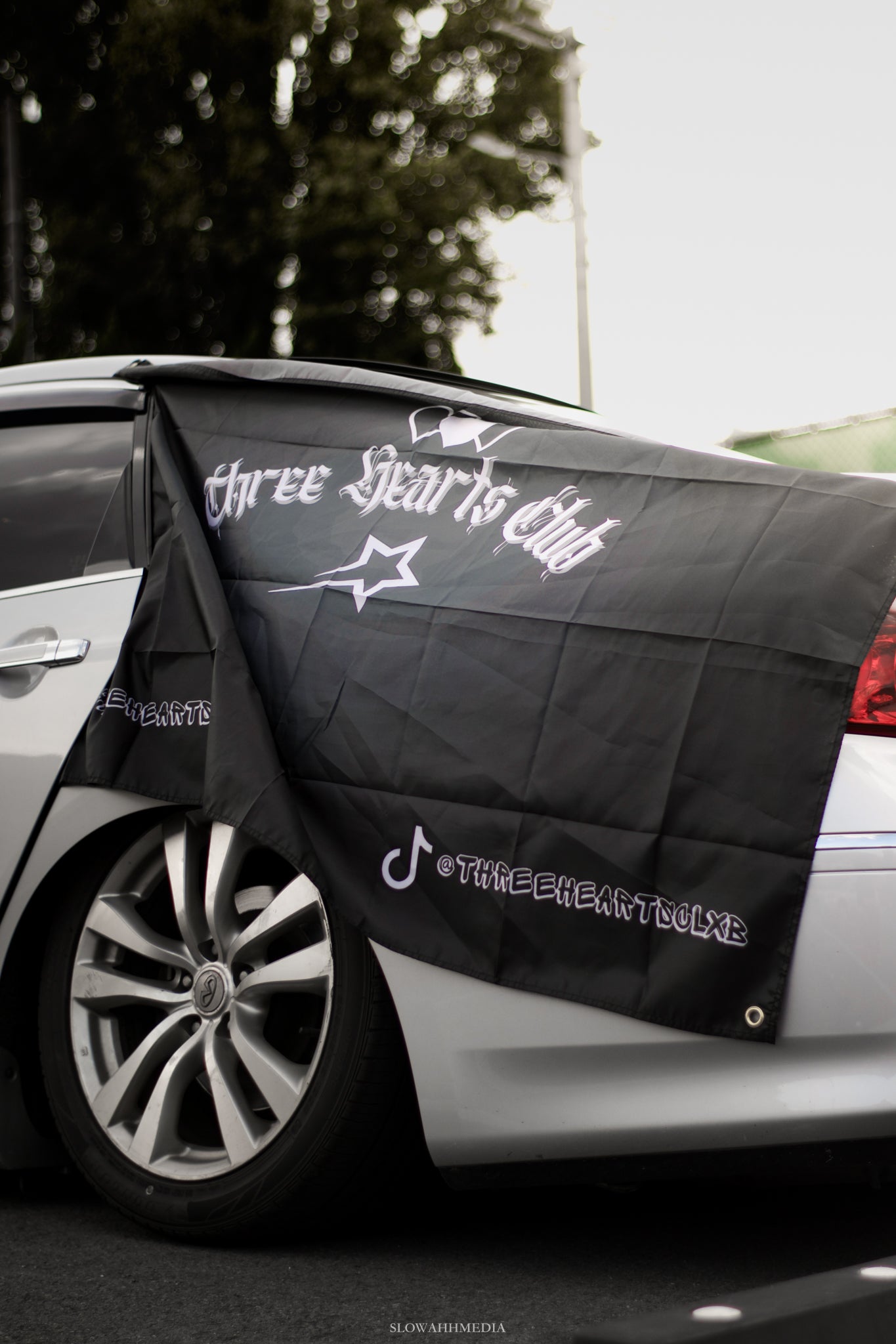 Three hearts Original Flag