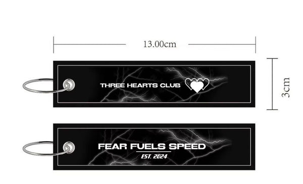 FEAR FUELS SPEED KEYCHAIN