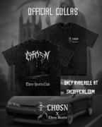 "CHOSN X THREE HEARTS" OVERSIZED SHIRT