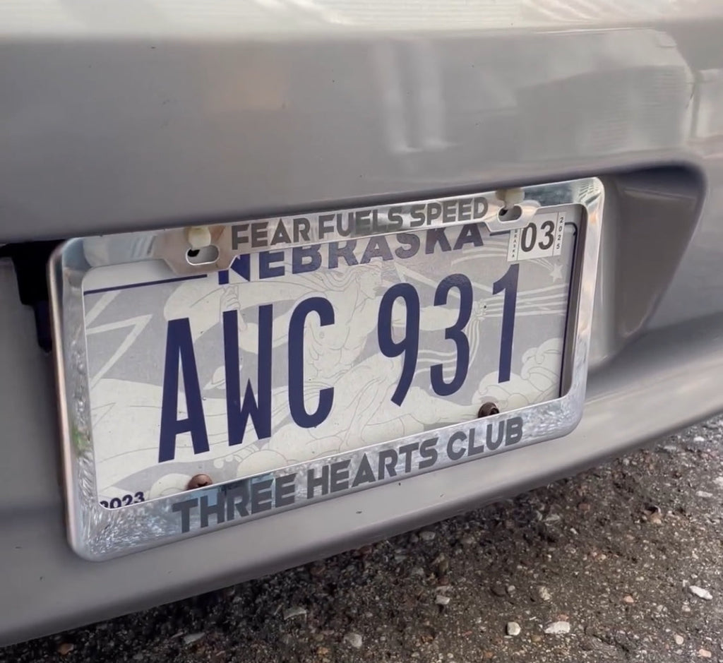 Metal Laser-Engraved License Plate Covers