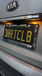 Metal Laser-Engraved License Plate Covers