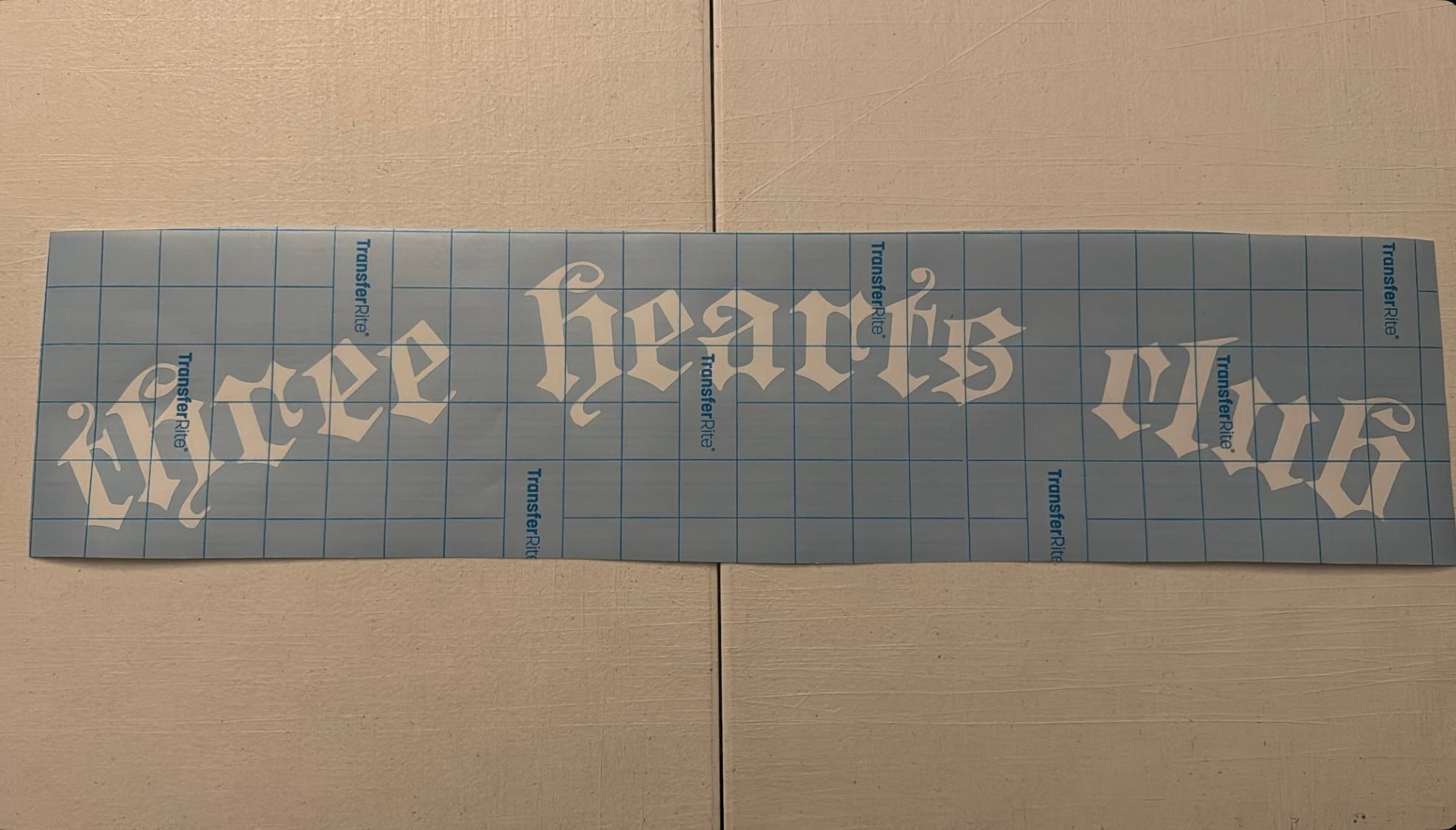 Old English Three Hearts Decal Sticker - Upgrades