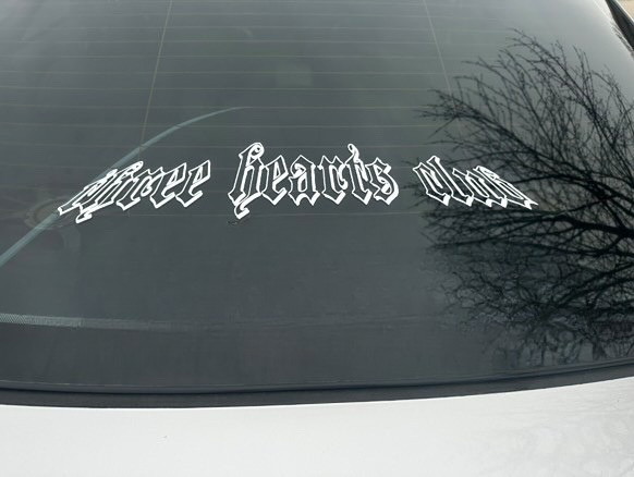 OutCast Three Hearts Sticker Decal - Upgrades