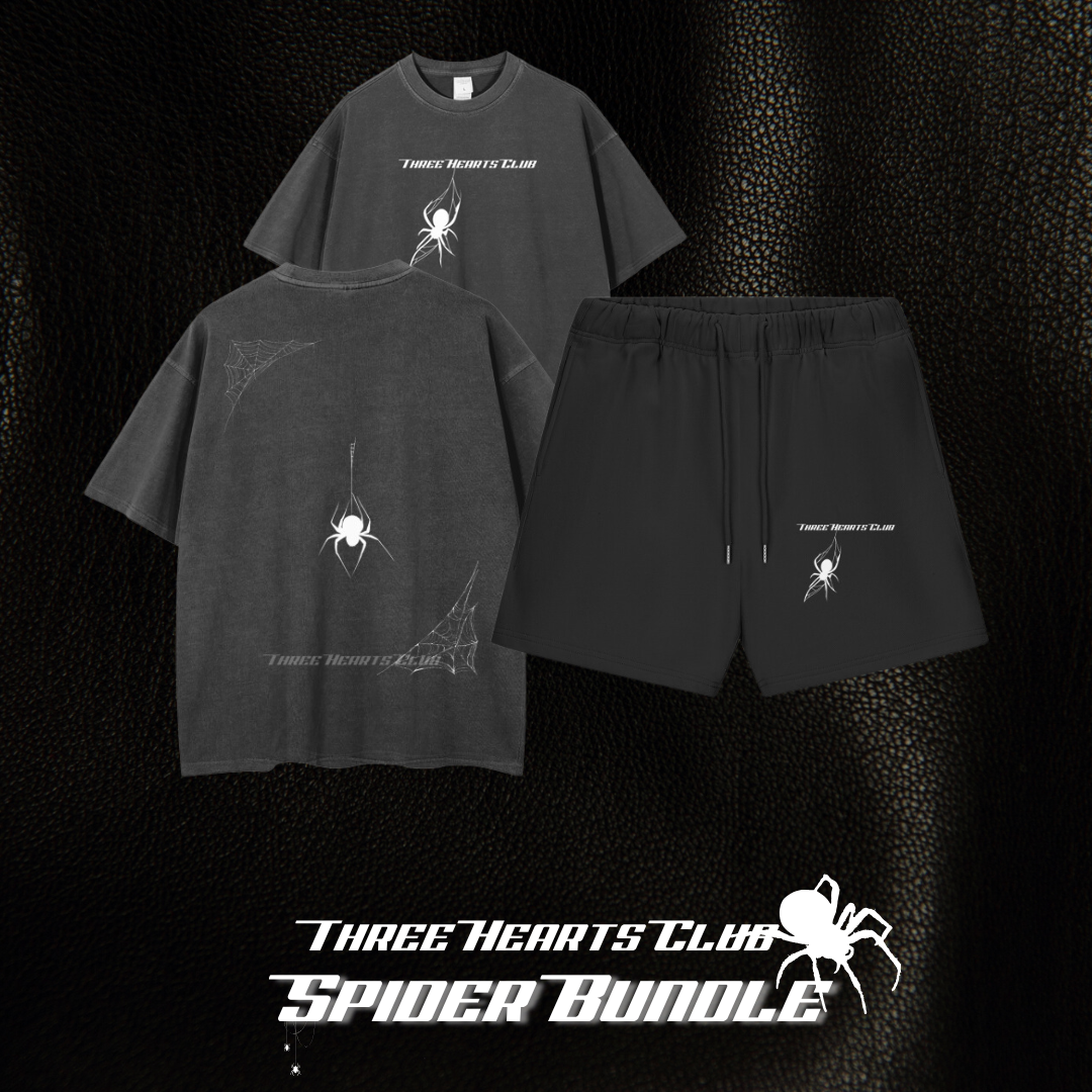 Three Hearts Club Spider Bundle - shirt