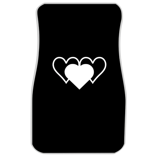 THREE HEARTS LOGO CAR MATS